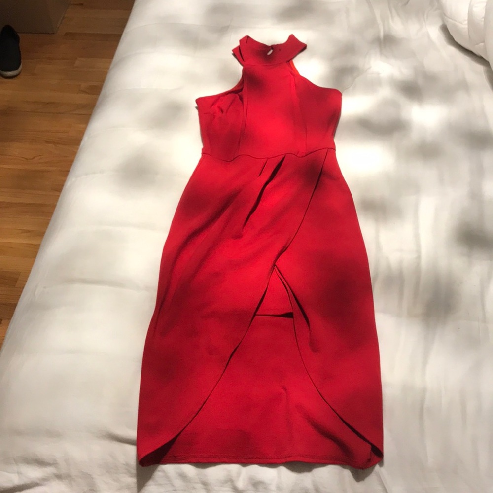 Red dress